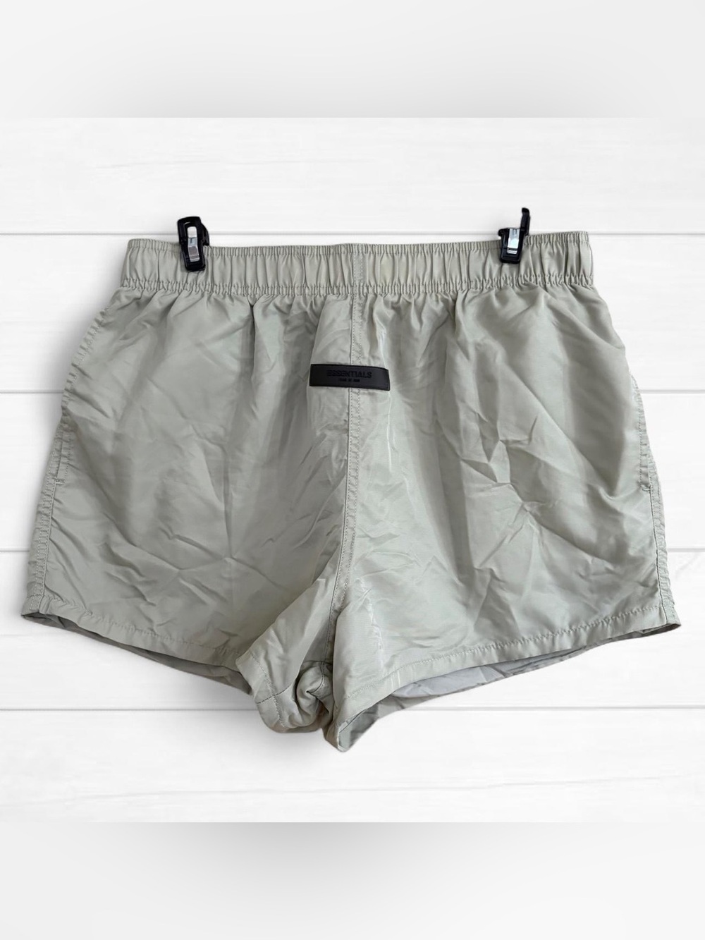 Essentials Fear of God Men's Athletic Shorts in Sage Green Medium